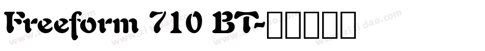 Freeform 710 BT字体转换